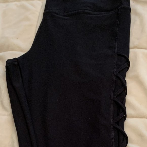 VOGO Athletica Pants & Jumpsuits Cutout Black Leggins By Vogo